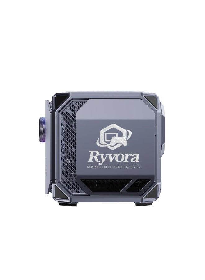 Ryvora Gaming Desktop PC/ i9 12900H up to 5.0GHz/RTX 4060 8GB/ Mini Gaming PC/ 32GB DDR5 /1TB NVMe SSD Gray - Image 4